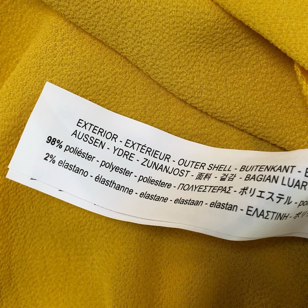 Zara | Yellow Open Back Romper S - Picture 8 of 8